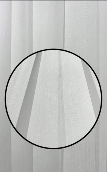 Simli Bambu Tül Perde %100 Kırışmaz Tül